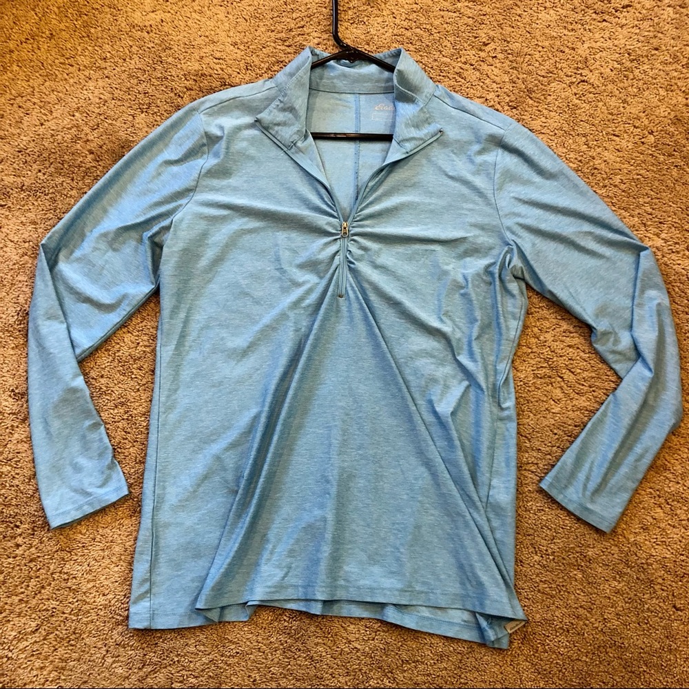 Eddie Bauer | Baby Blue Half-Zip Jacket XL